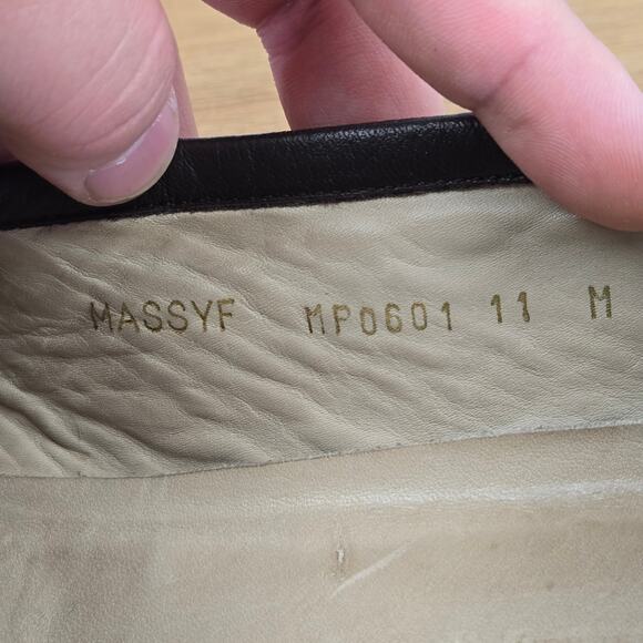 Bruno Magli Massyf Dark Brown Leather Business Casual Horsebit Loafer Mens 11 M - Picture 15 of 16